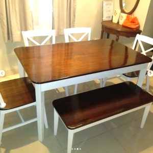 Wooden top Table Punya Nilai Tersendiri